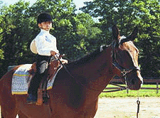 kid on horse